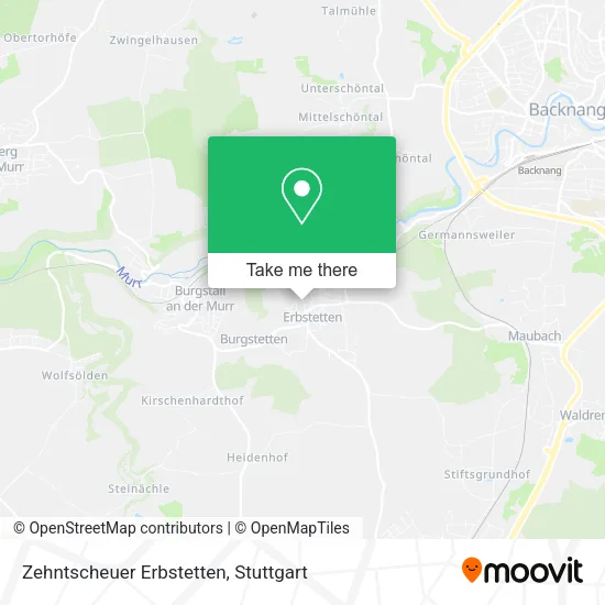 Карта Zehntscheuer Erbstetten