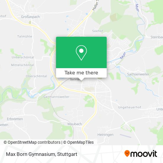 Max Born Gymnasium map