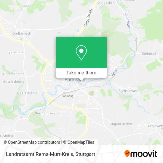 Карта Landratsamt Rems-Murr-Kreis