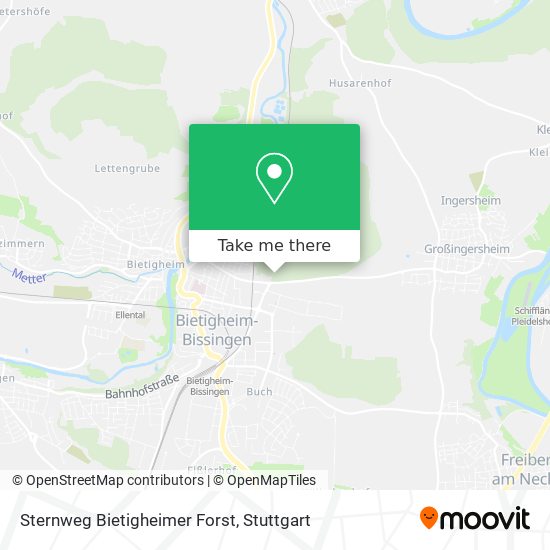 Sternweg Bietigheimer Forst map
