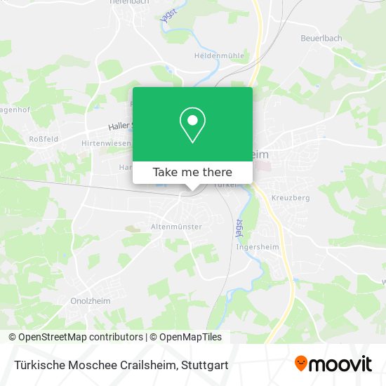 Карта Türkische Moschee Crailsheim
