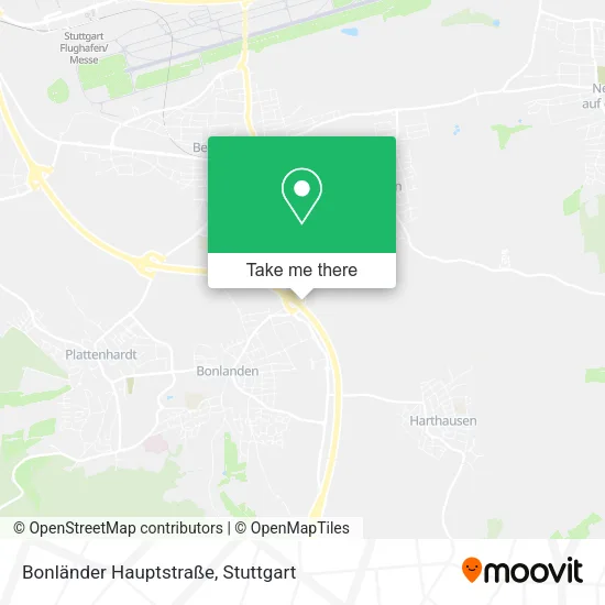 Карта Bonländer Hauptstraße