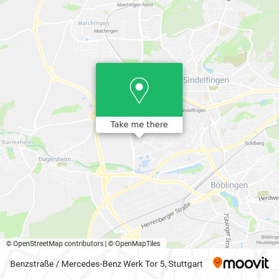Benzstraße / Mercedes-Benz Werk Tor 5 map