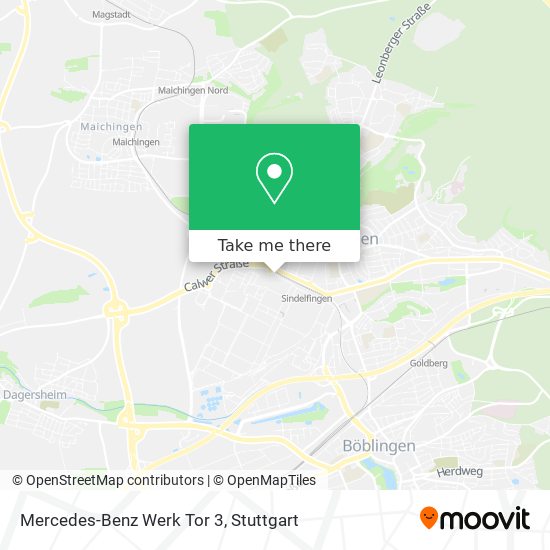 Mercedes-Benz Werk Tor 3 map