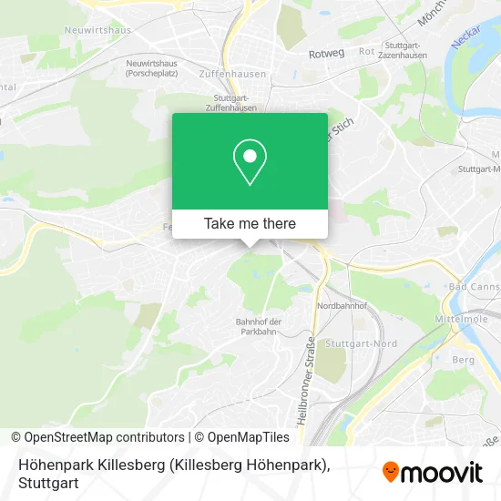 Карта Höhenpark Killesberg
