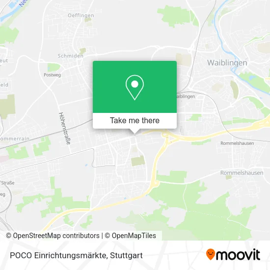 Карта POCO Einrichtungsmärkte