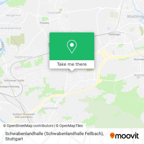 Schwabenlandhalle (Schwabenlandhalle Fellbach) map