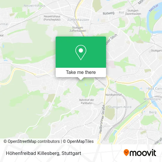 Карта Höhenfreibad Killesberg