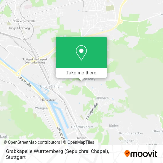 Карта Grabkapelle Württemberg (Sepulchral Chapel)
