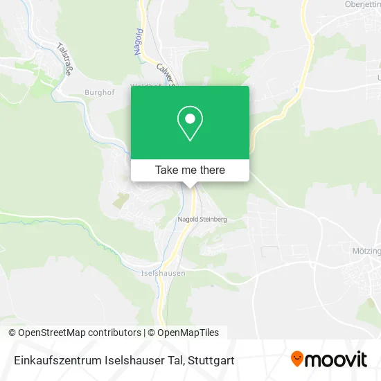 Карта Einkaufszentrum Iselshauser Tal