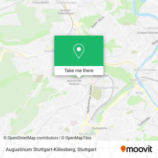 Карта Augustinum Stuttgart-Killesberg