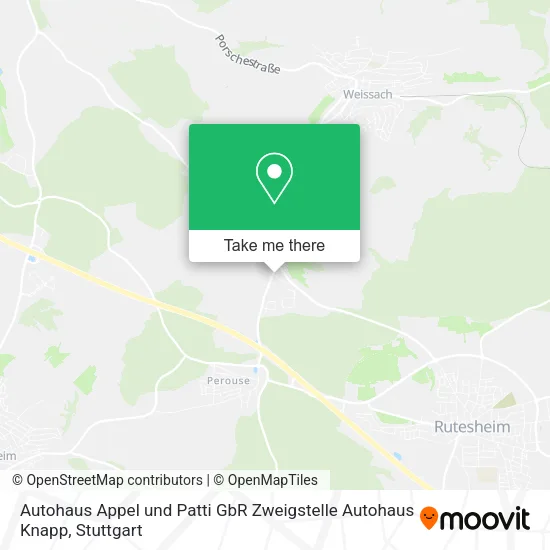 Карта Autohaus Appel und Patti GbR Zweigstelle Autohaus Knapp