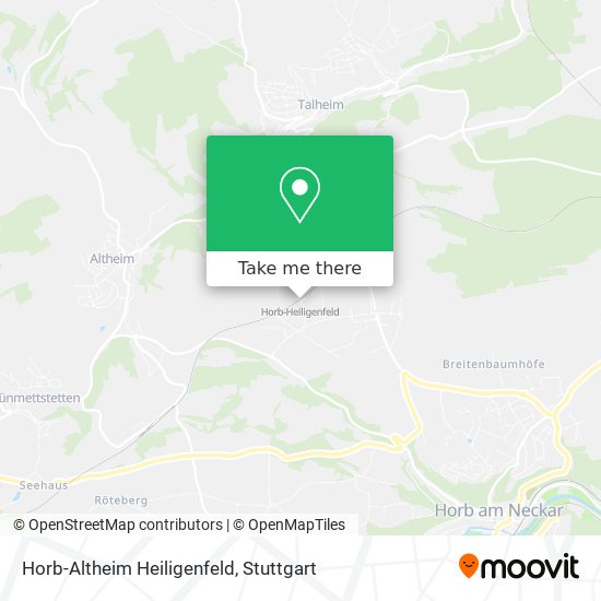Карта Horb-Altheim Heiligenfeld