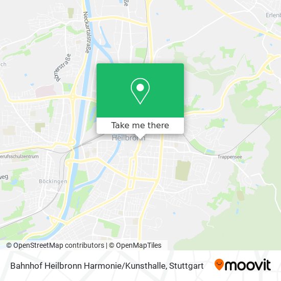 Bahnhof Heilbronn Harmonie / Kunsthalle map