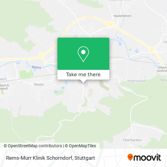 Карта Rems-Murr Klinik Schorndorf