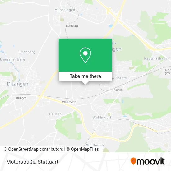 Карта Motorstraße
