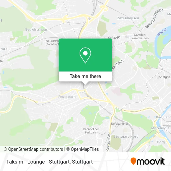Карта Taksim - Lounge - Stuttgart