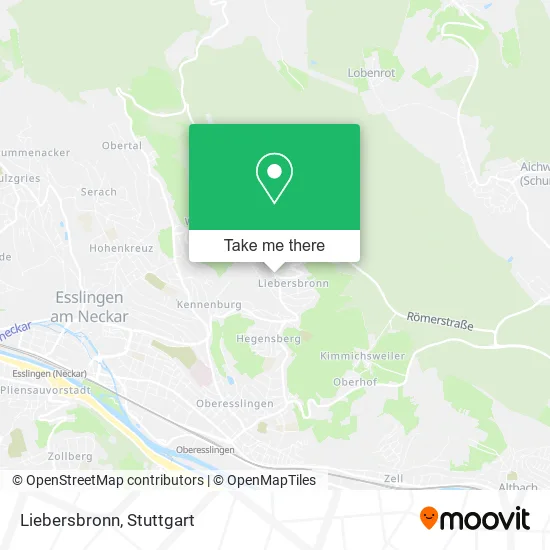 Карта Liebersbronn
