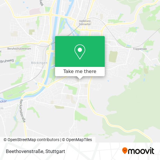 Карта Beethovenstraße