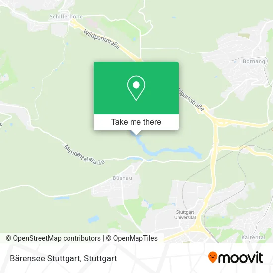 Карта Bärensee Stuttgart