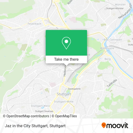 Карта Jaz in the City Stuttgart
