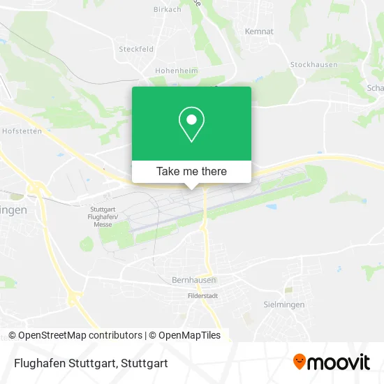 Карта Flughafen Stuttgart