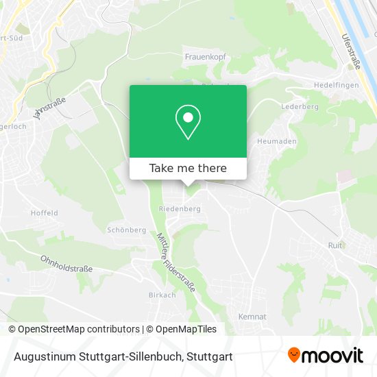 Карта Augustinum Stuttgart-Sillenbuch