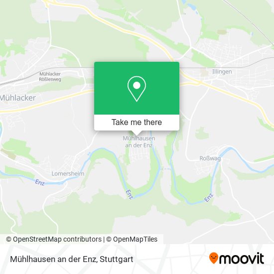 Mühlhausen an der Enz map
