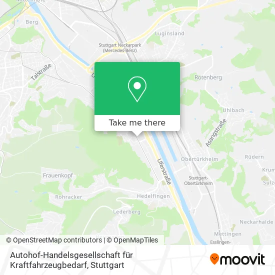 Карта Autohof-Handelsgesellschaft für Kraftfahrzeugbedarf