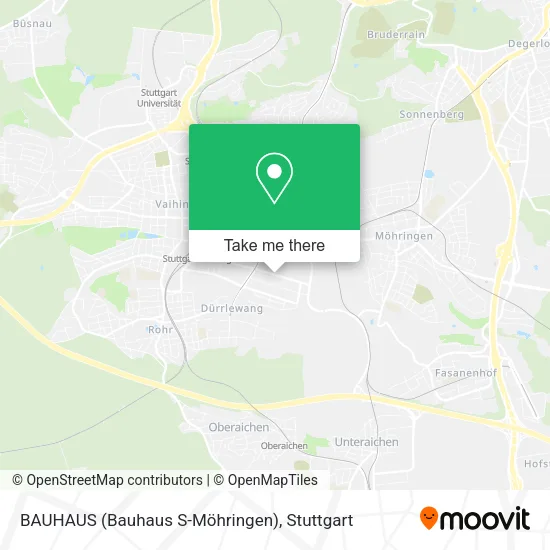 Карта BAUHAUS (Bauhaus S-Möhringen)