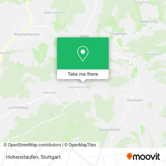 Карта Hohenstaufen