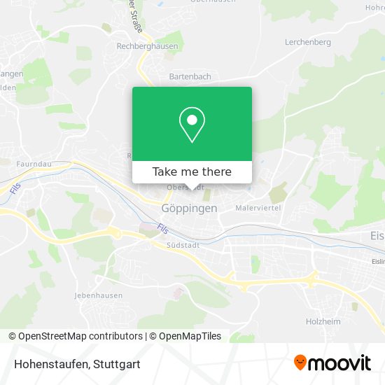 Карта Hohenstaufen