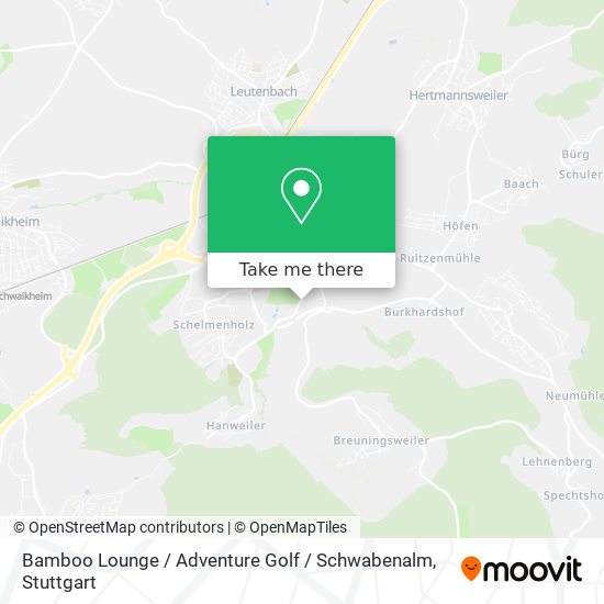 Bamboo Lounge / Adventure Golf / Schwabenalm map