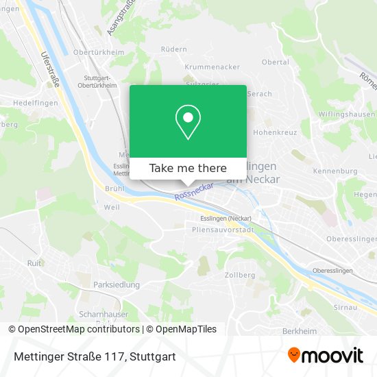 Mettinger Straße 117 map