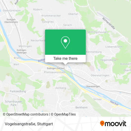 Карта Vogelsangstraße