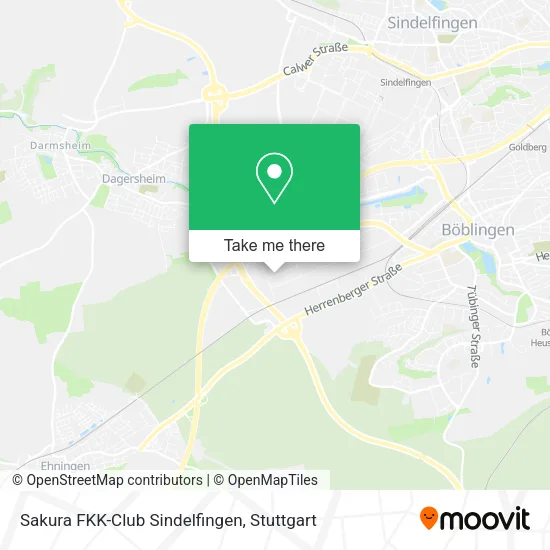 Карта Sakura FKK-Club Sindelfingen