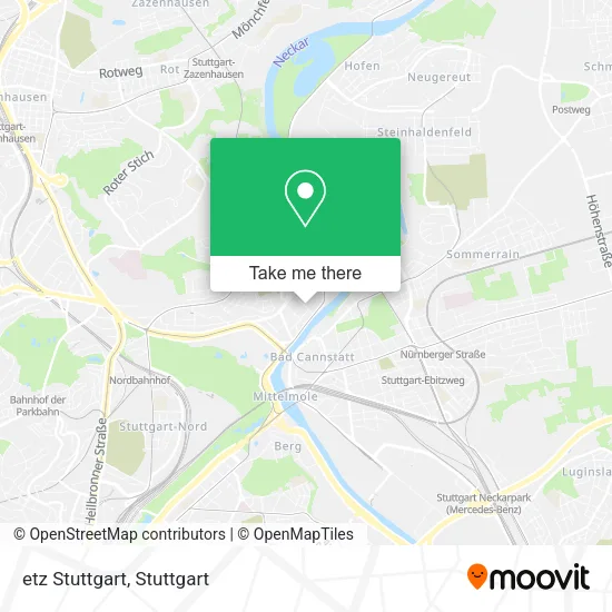 Карта etz Stuttgart