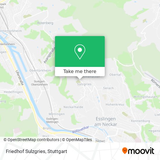 Friedhof Sulzgries map