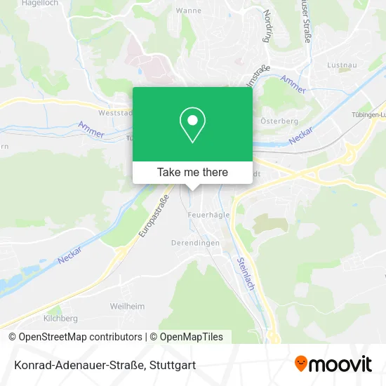 Карта Konrad-Adenauer-Straße