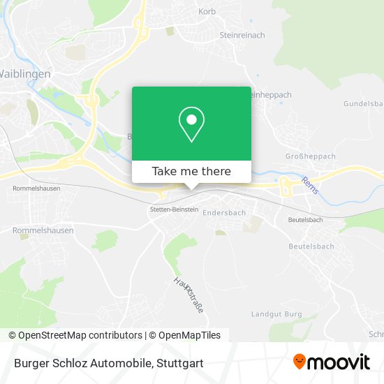 Карта Burger Schloz Automobile