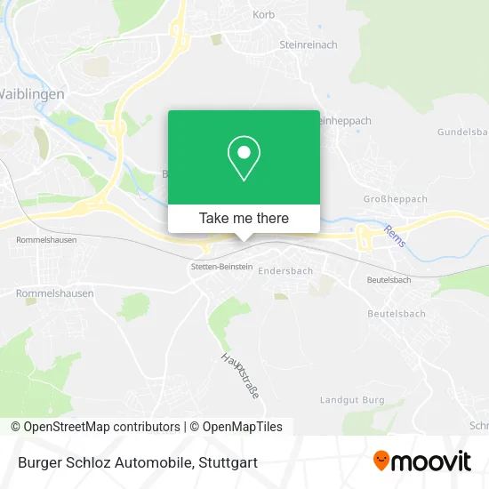 Карта Burger Schloz Automobile
