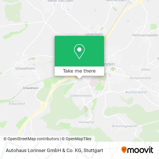 Autohaus Lorinser GmbH & Co. KG map