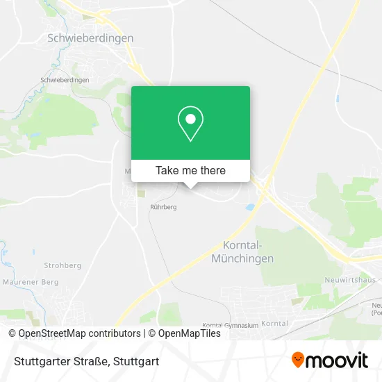 Карта Stuttgarter Straße