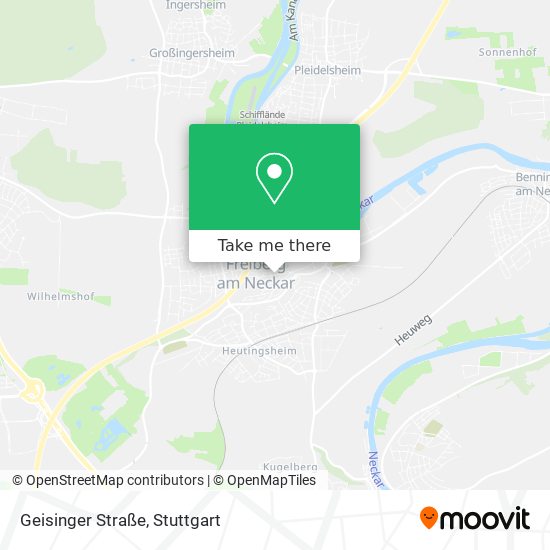 Geisinger Straße map