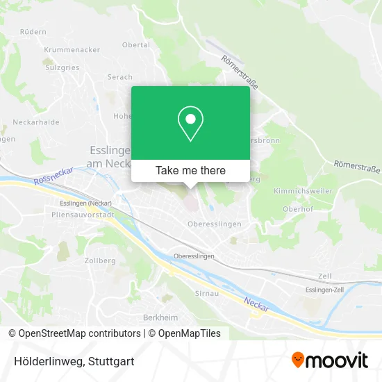 Карта Hölderlinweg