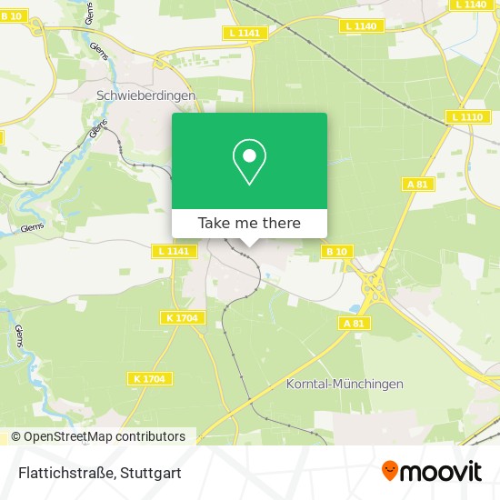 Flattichstraße map