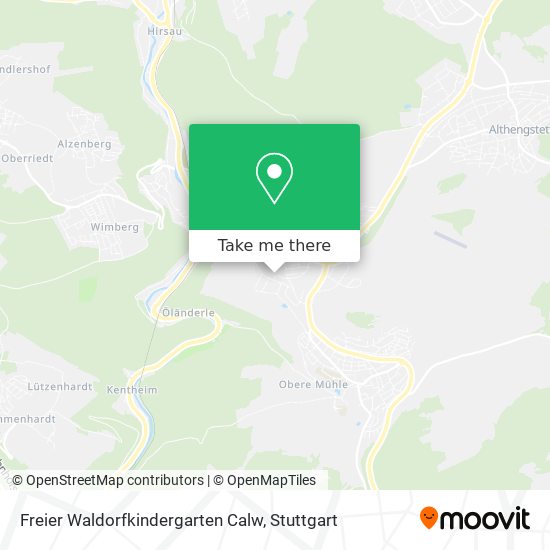 Freier Waldorfkindergarten Calw map