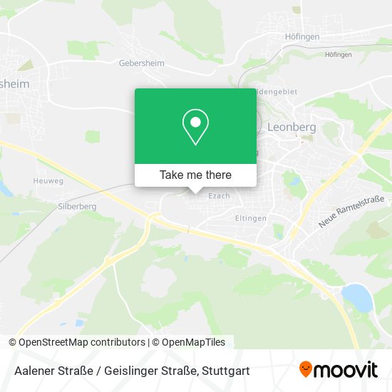 Aalener Straße / Geislinger Straße map