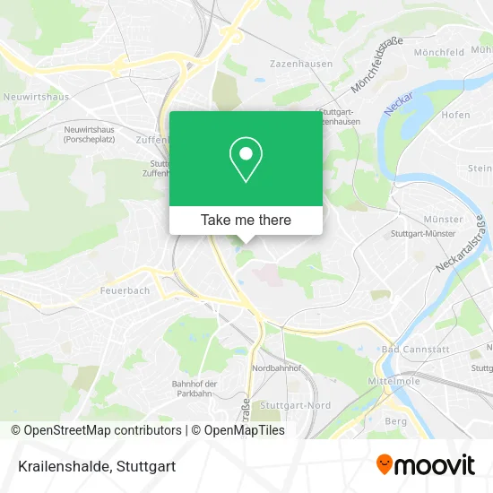 Карта Krailenshalde