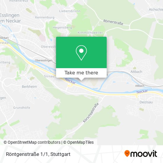 Röntgenstraße 1/1 map